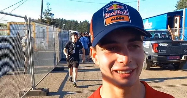 Interview de Sacha Coenen après la victoire de la Belgique au Motocross des Nations avec son frère Lucas et Liam Everts !