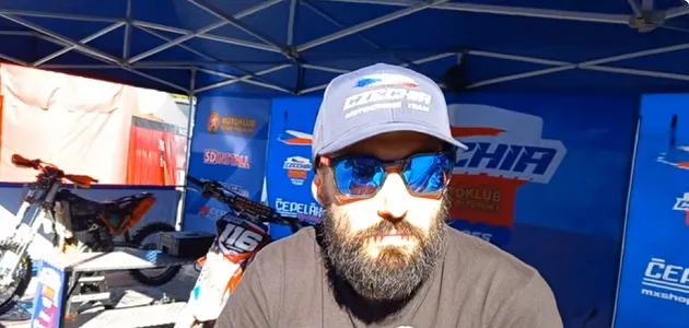 Interview de Vaclav Kovar lors du Motocross des Nations 2026